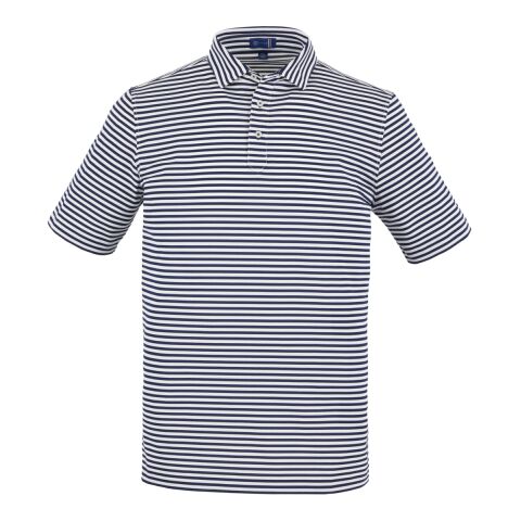 STITCH® Atlantic Stripe Polo Shirt - Men&#039;s Standard | Dark Navy | M | No Imprint | not available | not available