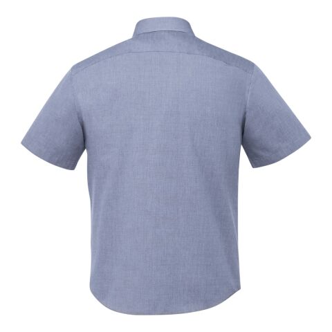 Petrus Wrinkle-Free Short Sleeve Shirt - Men&#039;s Standard | Navy | XL | Embroidery | CHEST, Horizontal, - Centered on Right Chest | 4.00 Inches × 4.00 Inches