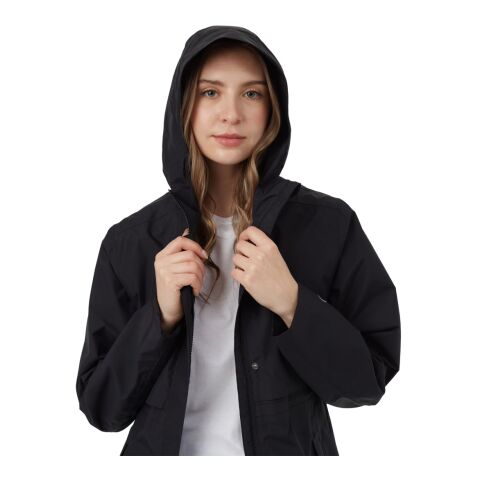 tentree Nimbus Long Rain Jacket - Women&#039;s Standard | Black | XL | No Imprint | not available | not available