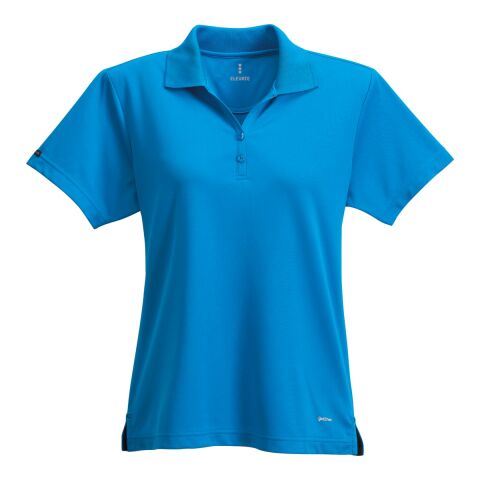 Women's MORENO TEXT MICRO SS POLO Blue | M