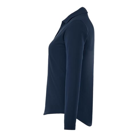 Women&#039;s Mori Long Sleeve Polo Standard | Navy | M | No Imprint | not available | not available