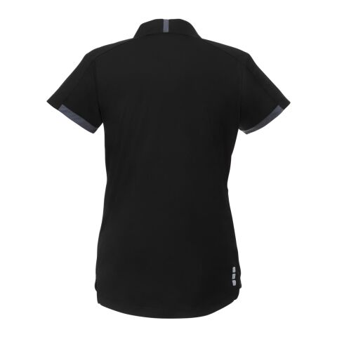 Women's CERRADO SS Polo Black-Grey Storm | XL