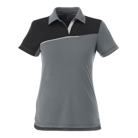 Women&#039;s PRATER Short Sleeve Polo Standard | Steel Grey-Black | XS | No Imprint | not available | not available