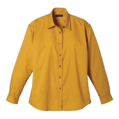 Women's LONG SLEEVE DRESS SHIRT Standard | Yellow | M | No Imprint | not available | not available