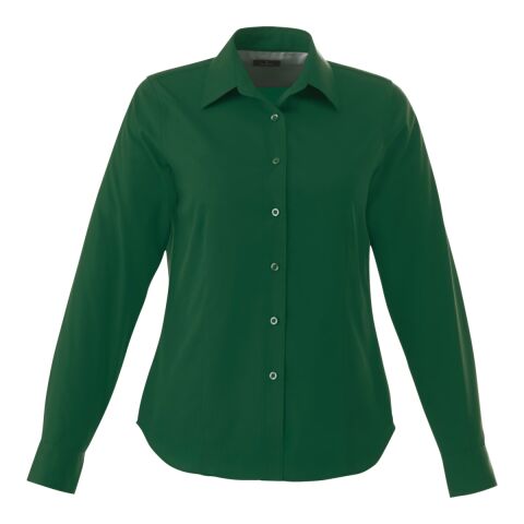 Women's WILSHIRE Long Sleeve Shirt Standard | Forest Green | M | No Imprint | not available | not available
