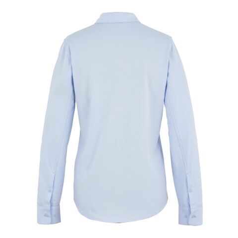TATRA Eco Long Sleeve Knit Button Up Shirt-Women&#039;s Standard | Light Blue | 2XL | No Imprint | not available | not available