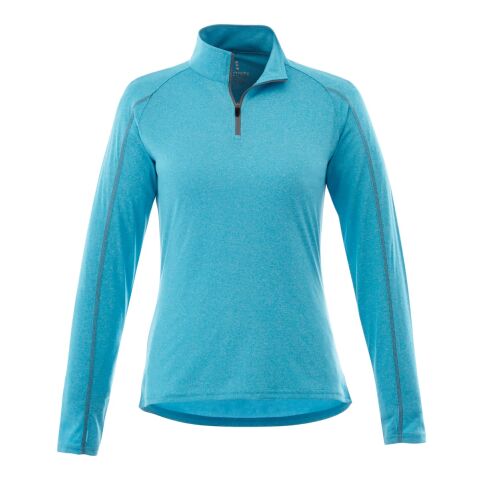 Women&#039;s TAZA Knit Quarter Zip Standard | Aspen Heather | L | No Imprint | not available | not available