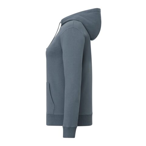Women's Organic Cotton Zip Hoodie Metro Blue | XS