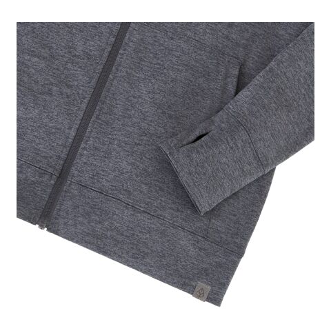 Women's LAVAR Eco Knit Full Zip Hoody Standard | Heather Dark Charcoal | 2XL | No Imprint | not available | not available