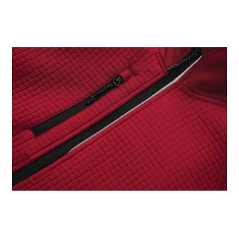 Women&#039;s PANORAMA Hybrid Knit Jacket Standard | Red | 2XL | 1-color Apparel Digital Transfer | IMPACT, BACK, Vertical, - Centered on Back across Shoulders | 3.00 Inches × 12.00 Inches