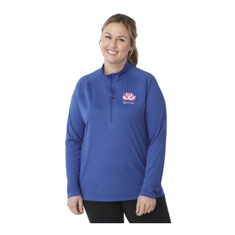 EVANS Eco Knit Half Zip - Women's Royal Blue | XS