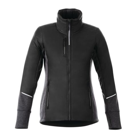 Women's FERNIE Hybrid Insulated Jacket Black-Heather Dark Charcoal | S
