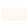Aluminum Custom License Plate White | No Imprint | not available | not available