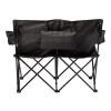 Double Seater Folding Chair Black | No Imprint | not available | not available