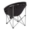 Folding Moon Chair (400lb Capacity) Black | No Imprint | not available | not available