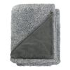 Heathered Fuzzy Fleece Blanket Charcoal | No Imprint | not available | not available