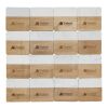 Marble and Bamboo Coaster Set Standard | Natural-White | No Imprint | not available | not available