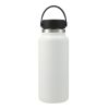 Hydro Flask® Wide Mouth With Flex Cap 32oz Standard | White | Laser Engraving | Centered on tumbler opposite Hydro Flask, - Center of art 3.68" up from bottom | 2.30 Inches × 4.75 Inches