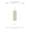 Sol Tonal Straw Tumbler 20oz Standard | Beige | No Imprint | not available | not available