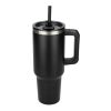 Pinnacle Recycled Travel Tumbler with Straw 40oz Standard | Black | No Imprint | not available | not available