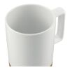 Bates 15oz Ceramic Mug w/ Cork Base White | No Imprint | not available | not available