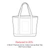 Baltic 24oz Cotton Canvas Tall Zippered Boat Tote Black