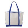 Baltic 24oz Cotton Canvas Tall Zippered Boat Tote Royal Blue | No Imprint | not available | not available