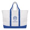 The Madelyn Cotton Canvas Tote Bag Royal Blue | No Imprint | not available | not available