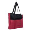 Delegate Heathered Tote Bag Black | No Imprint | not available | not available