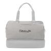 The Weekender Travel Bag With Drop Bottom Gray