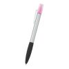 Neptune Pen With Highlighter Silver with Pink | No Imprint | not available | not available