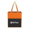 Non-Woven Bounty Shopping Tote Bag Orange | No Imprint | not available | not available