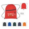 Non-Woven Hit Sports Pack With Front Zipper Navy Blue | No Imprint | not available | not available