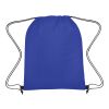 Wave Design Non-Woven Drawstring Bag Royal Blue | No Imprint | not available | not available
