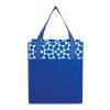 Non-Woven Geometric Shopping Tote Bag Royal Blue | No Imprint | not available | not available