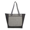 Reclaim Recycled Zippered Tote Graphite | No Imprint | not available | not available