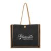 Paradise Jute Tote Bag Black | No Imprint | not available | not available