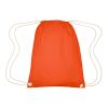 Cooper Cotton Drawstring Bag Metallic Orange