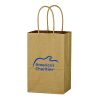 Kraft Paper Brown Shopping Bag - 5-1/4" x 8-1/4" Beige | No Imprint | not available | not available