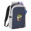 NBN Whitby Slim 15" Computer Backpack w/ USB Port Navy Blue-Gray | No Imprint | not available | not available