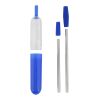 2-Piece Stainless Steel Straw Kit Royal Blue | No Imprint | not available | not available
