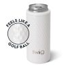 12 Oz. Swig Life™ Golf Partee Skinny Can Cooler White | No Imprint