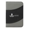 Non-Woven 5" x 7" Bubble Padfolio Gray/Black | No Imprint | not available | not available