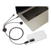 5-in-1 Long Charging Cables with iWatch Charger Black