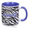 11 Oz. Dye Blast Full Color Mug White Aqua | No Imprint | not available | not available