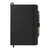 5.5" x 8.5" Cactus Leather Bound JournalBook® Set Black | No Imprint