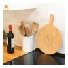 Bamboo Pizza Paddle Beige | No Imprint