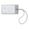 Mod Luggage Tag Silver with Red | No Imprint | not available | not available