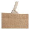 Jute Shopper Tote with Recycled Cotton Pocket Natural | No Imprint | not available | not available