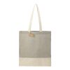 Split Recycled 5oz Cotton Twill Convention Tote Gray | No Imprint | not available | not available